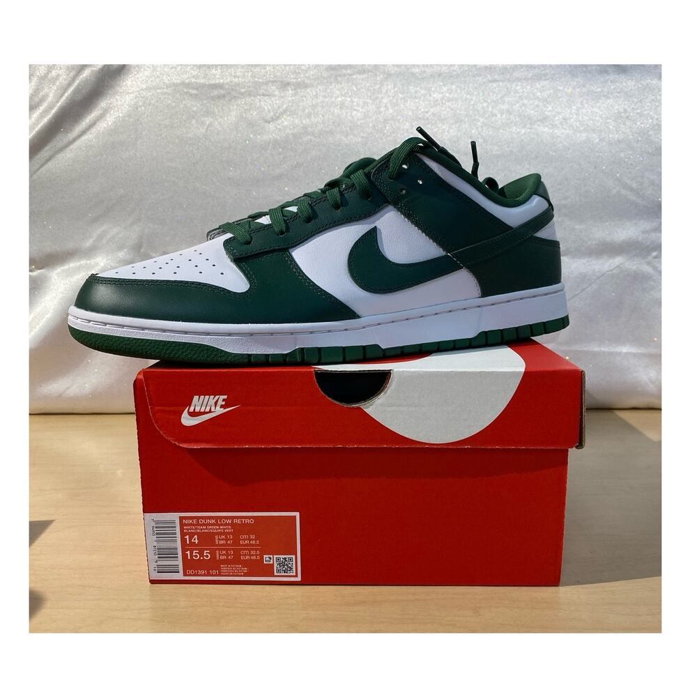 2024 Nike Dunk Low Retro “Michigan State” DD1391‑101 M11 & 14 NIB